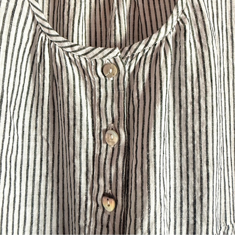 Maiwa Amber Tunic 💘🤩 Linen Top Smock OS Like New M L XL - Picture 4 of 5